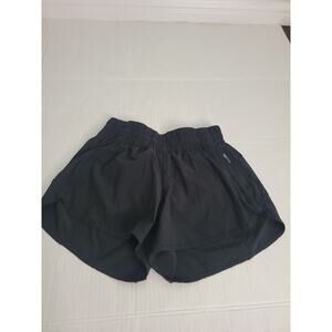 LULULEMON TRacker Shorts V Women's Size 8 Black 4" Lined High Rise W7AZ2S